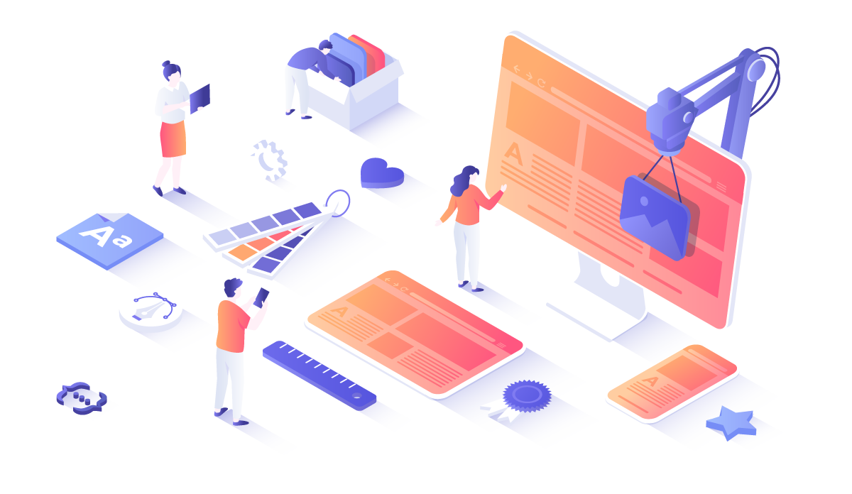 illustration développement site internet