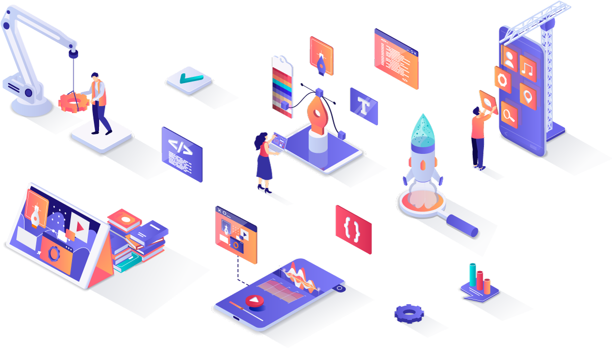 illustration developpement mobile